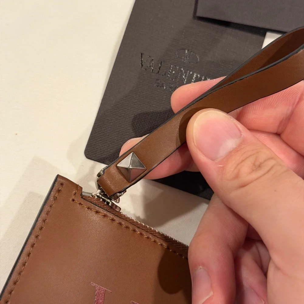 Valentino Brown Leather Wallet